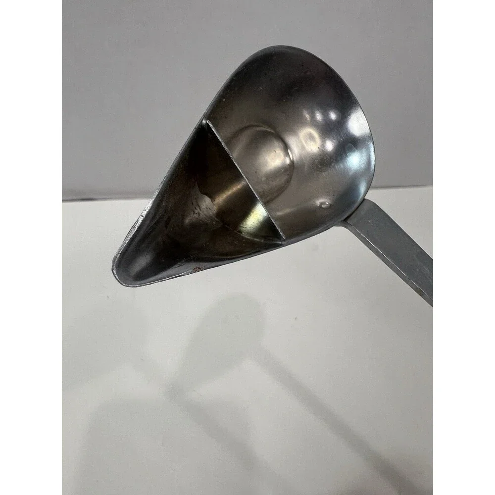 Vintage Japan Tea Bag Strainer Holder Handled Silver Hanging Spoon 8.5